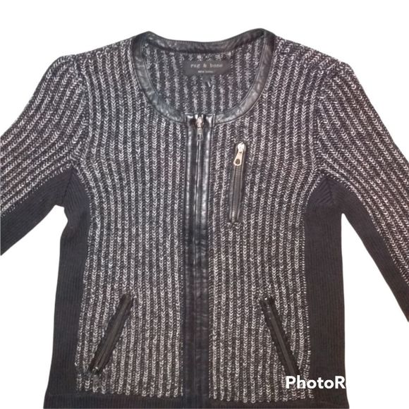 Rag & Bone Zip Up Sweater Jacket - Picture 6 of 16